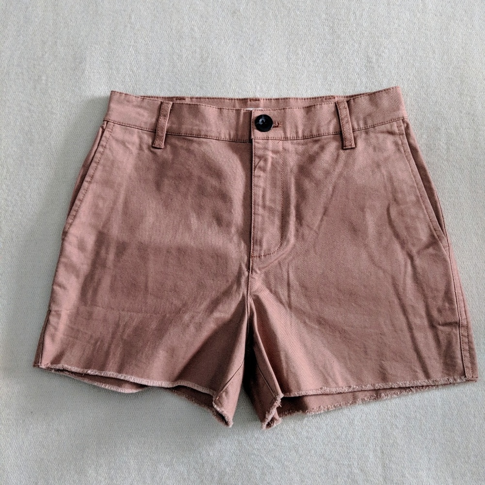 Madewell High-Rise Twill Shorts